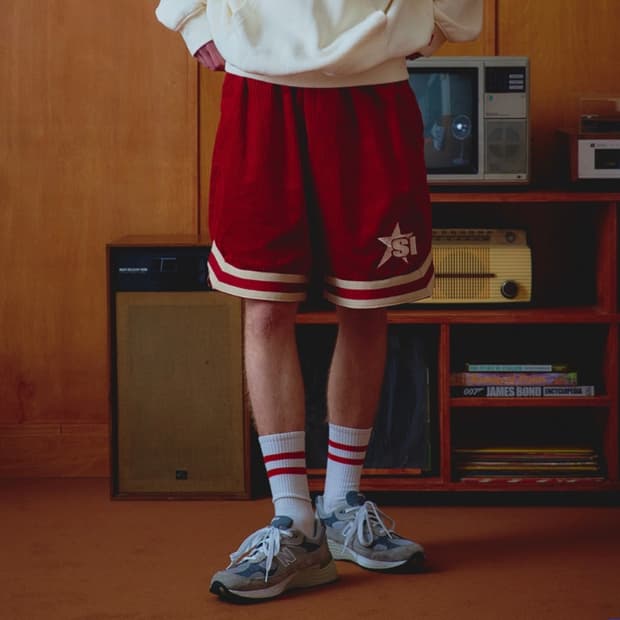 [SPORTS ILLUSTRATED] 코듀로이 바스켓볼 하프팬츠