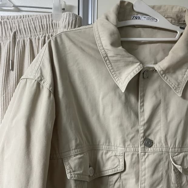 일본 구매판 ZARA 베이지 자켓