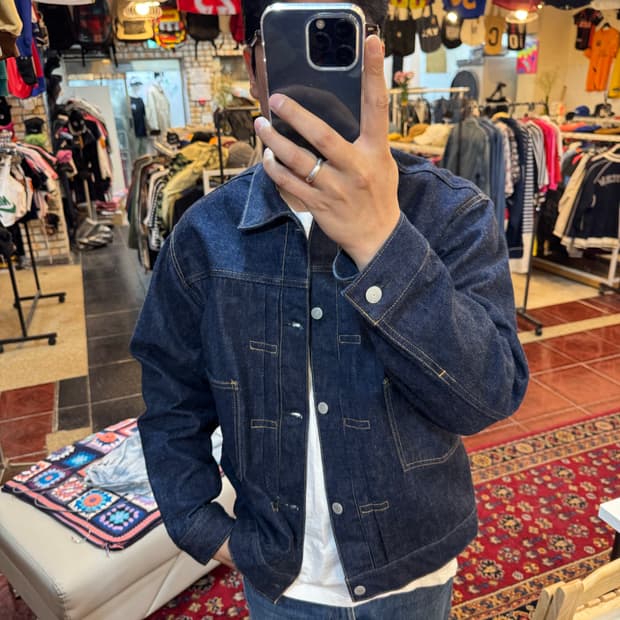 오디너리핏츠 원 워시 2nd 타입 데님 자켓 40size