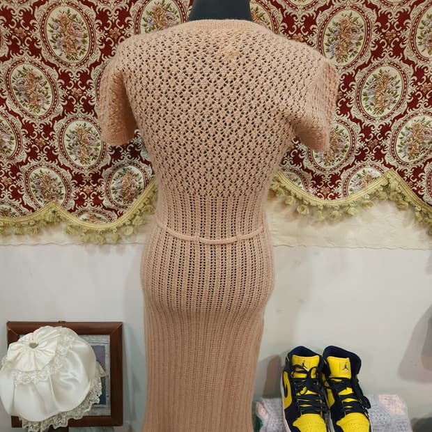 더블알엘 RRL 시스루 니트 원피스