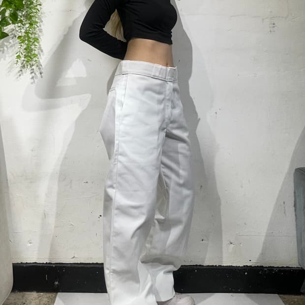 디키즈 874 화이트 워크 팬츠 바지 80 