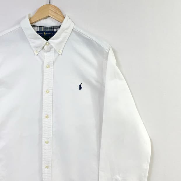 XL 폴로 옥스포드 화이트 셔츠