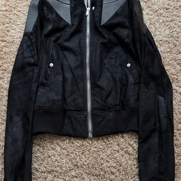 릭오웬스 21ss 플라이트 스웨이드 봄버 48