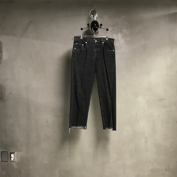 APC 아페쎄 흑청 데님 팬츠 28(W)