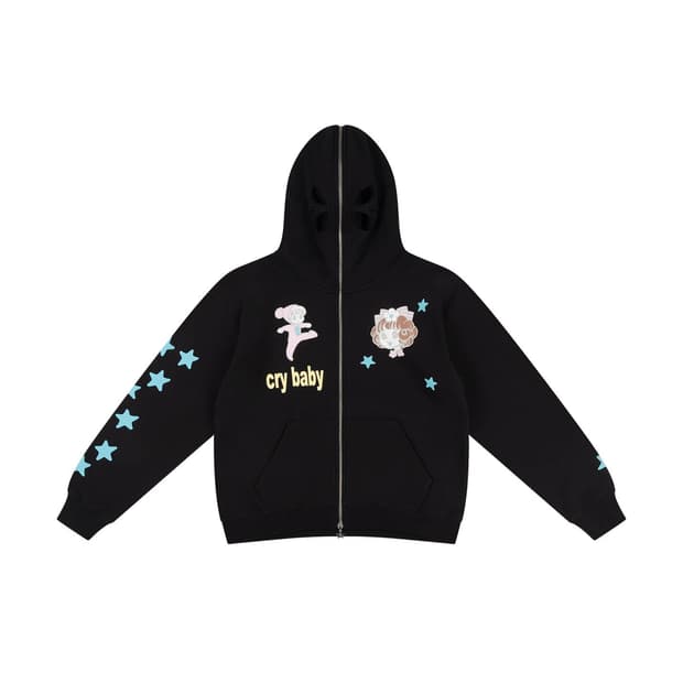 (M) 애슐리 윌리엄스 Cry baby  버터플라이 후드 집업
