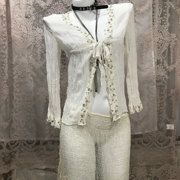 빈티지 시스루 가디건 