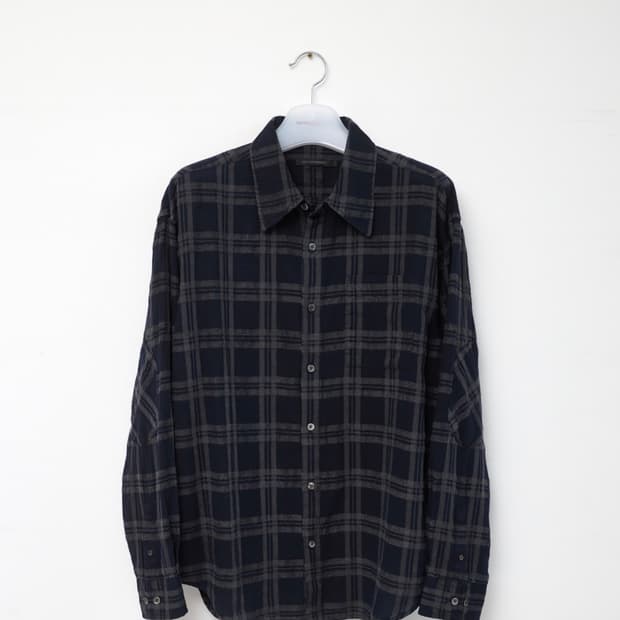 해칭룸 셔츠 archive boiled check shirt v2 