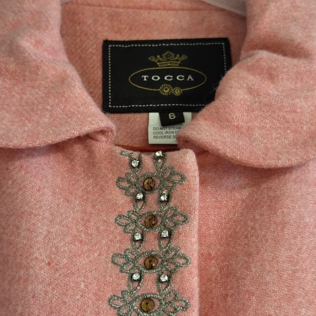 Tocca 딸기우유 컬러 코트 66