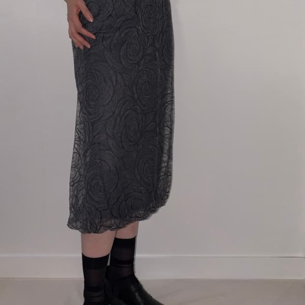 Calvin klein mesh balloon skirt