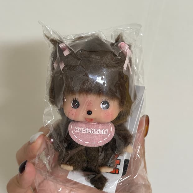정품 새상품) 몬치치 베비치치 빅헤드 걸 키링