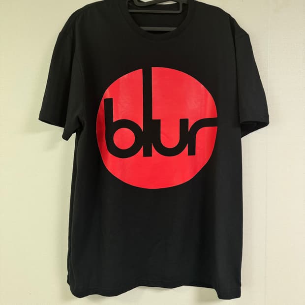 블러 빈티지 부틀렉 반팔티셔츠 밴드티