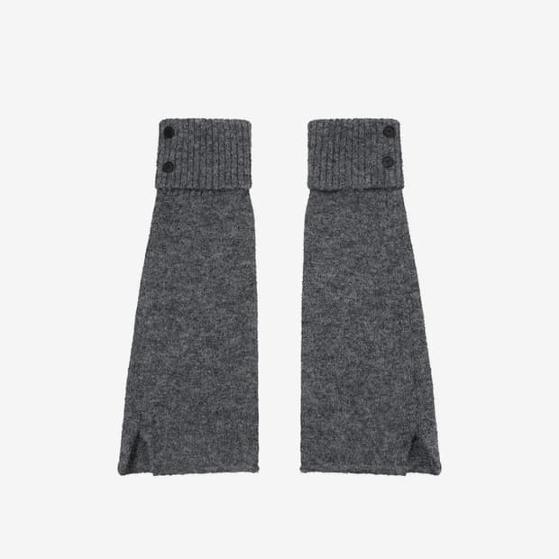 미세키서울 Button knit leg warmer GREY