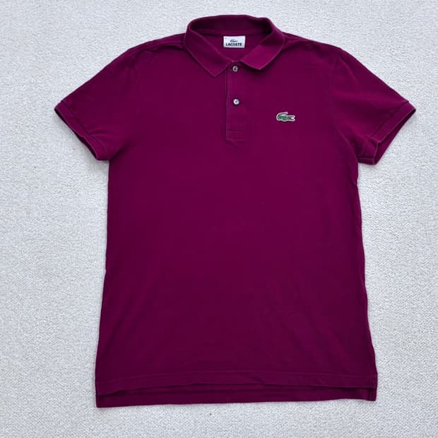 4 라코스테 반팔 카라 티셔츠 0316E