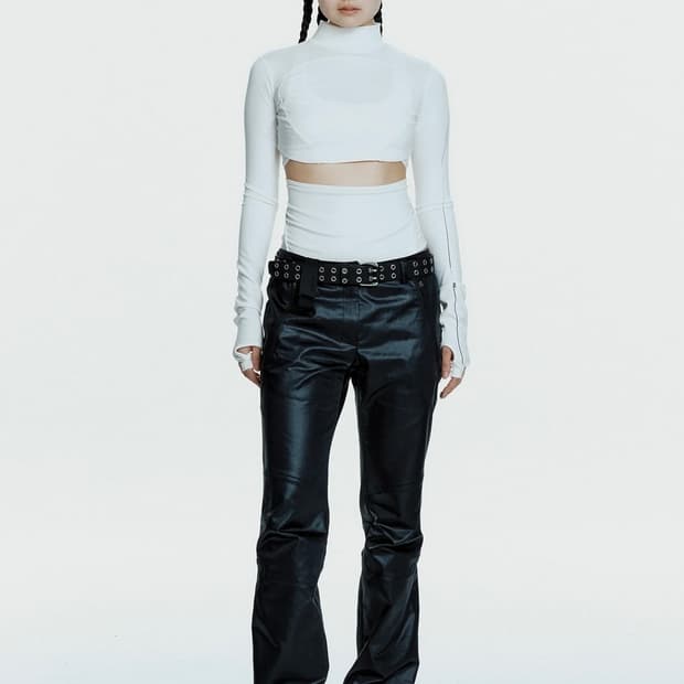 [혜인서 Hyein seo] Faux Leather Pants