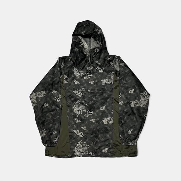 Camo printing anorak 