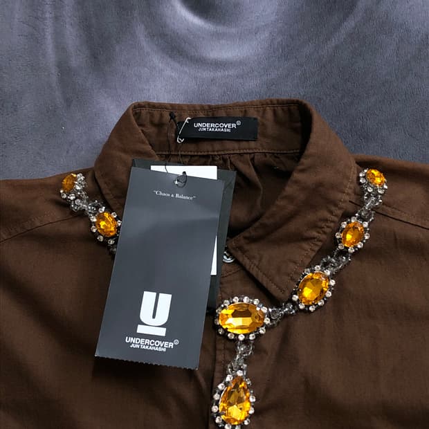 Beads Necklace Both Silt Shirt