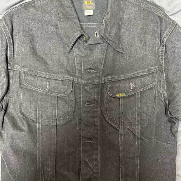 rrl lot271  블랙 L사이즈 멕시코산