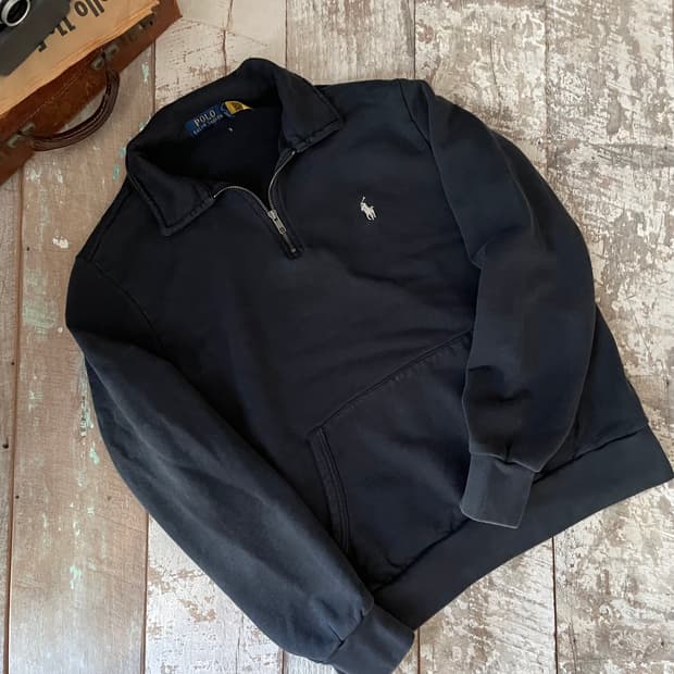 폴로 랄프로렌 빈티지 하프집업 스웻셔츠