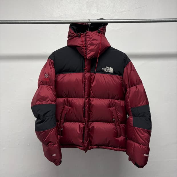 노스페이스 윈드스토퍼 패딩 버건디 