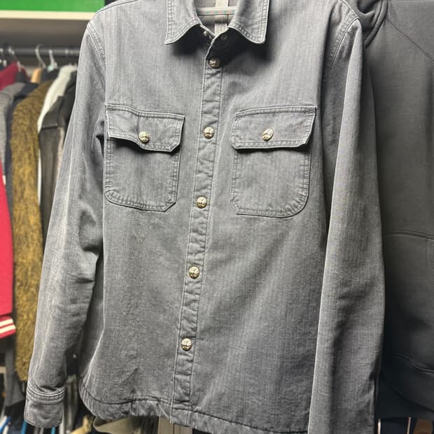 [L] 크롬하츠 워크독 자켓 블랙 헤링본 내피Ver