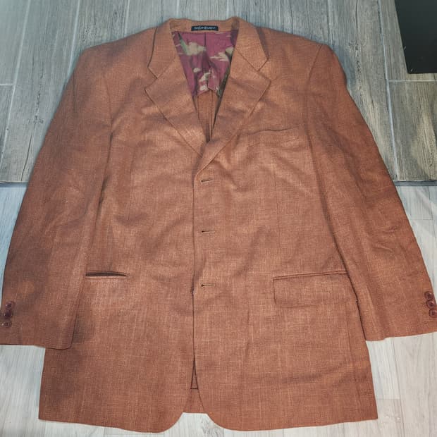 입생로랑 모헤어 울 실크 블렌드 블레이져 M~L정도