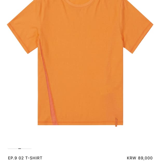 XLIM EP.9 02 T-SHIRT LIGHT ORANGE