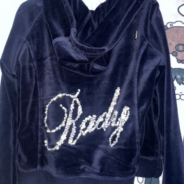 Rady 라디 벨벳 후드집업 오네 히메 갸루 상의