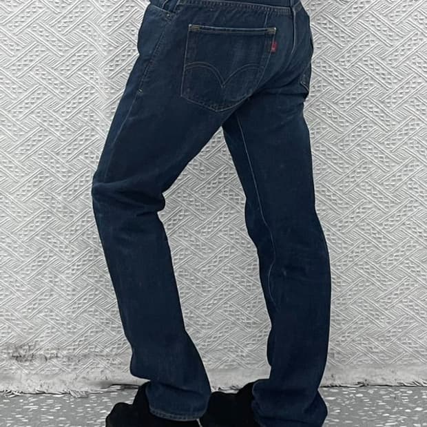 리바이스 511 빈티지 레트로 진청 데님팬츠 33인치 C09762