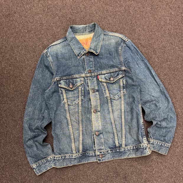 M)에드윈 빈티지 워싱 503 3세대 데님 자켓