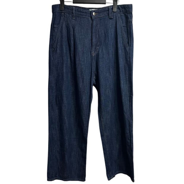 포트너스 투턱 와이드 여름 데님 팬츠 L size