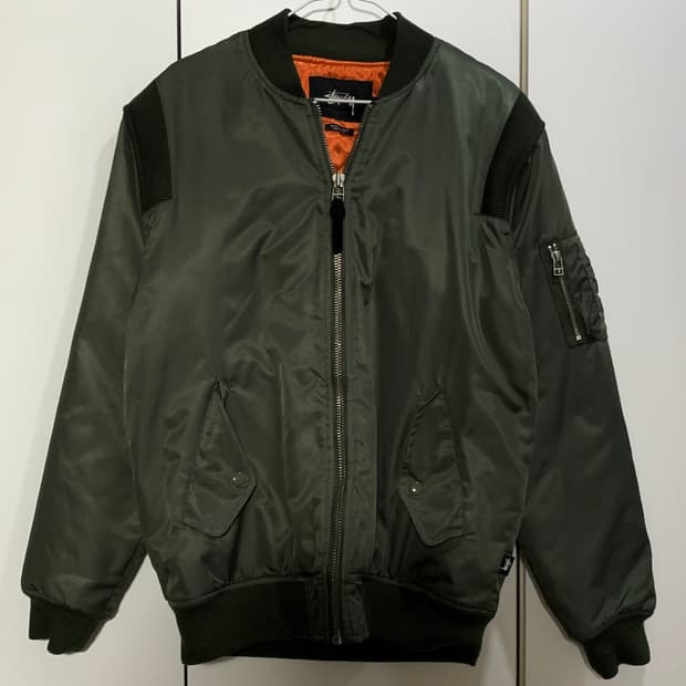 [개인 소장] 스투시 ma-1 항공점퍼 봄버자켓