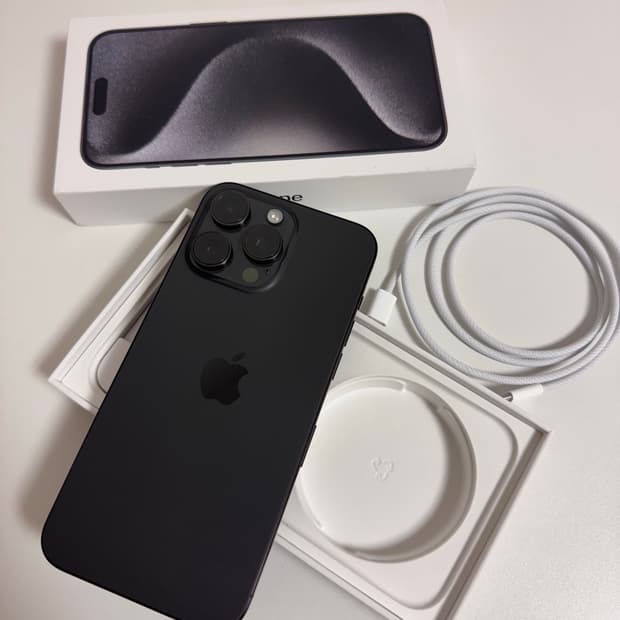 아이폰15프로맥스 512기가(배터리 성능 91)