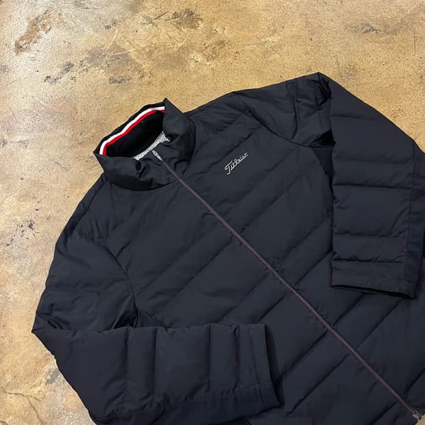 [정품/XL] 타이틀리스트 블랙 패딩 자켓 b14