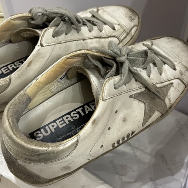 골든구스 실버탭 38