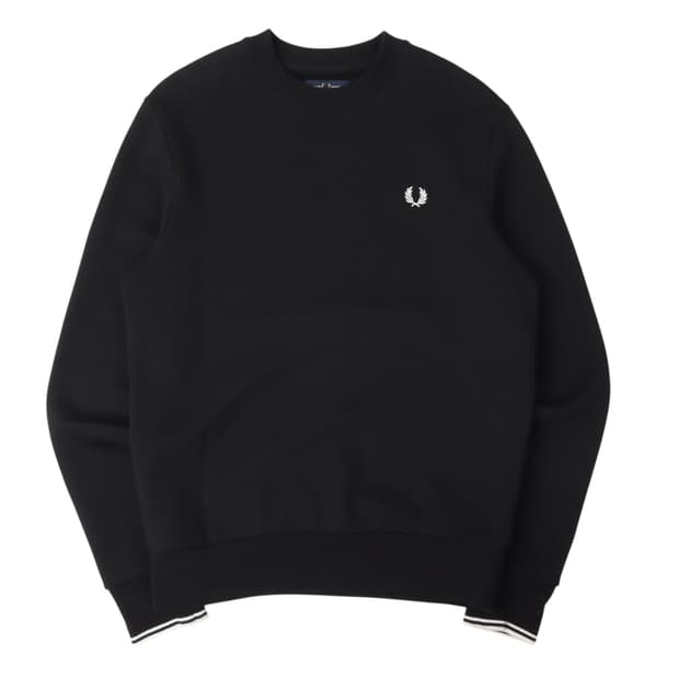 프레드페리 로고 스웻셔츠
