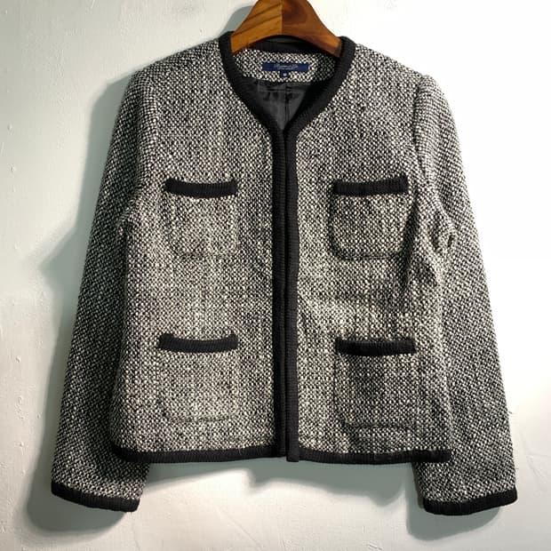 united arrows 빈티지 트위드 자켓 M