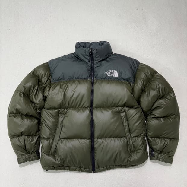 노스페이스 눕시 패딩 올리브 그린 100-105