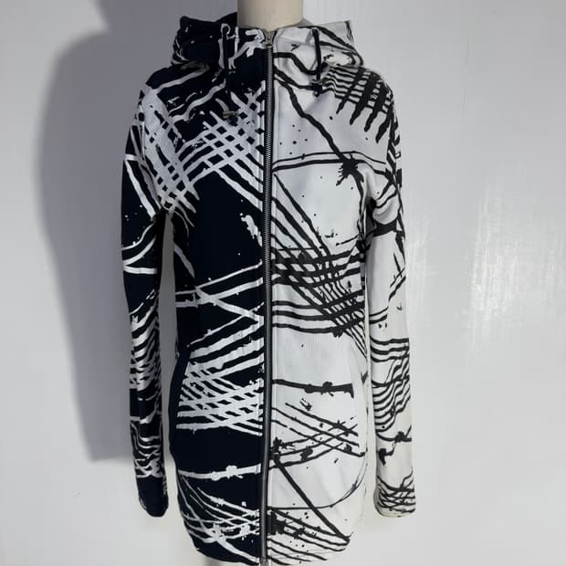 Civarize 바브드 와이어 스웻후드 파카 y2k vkei 다크스트릿