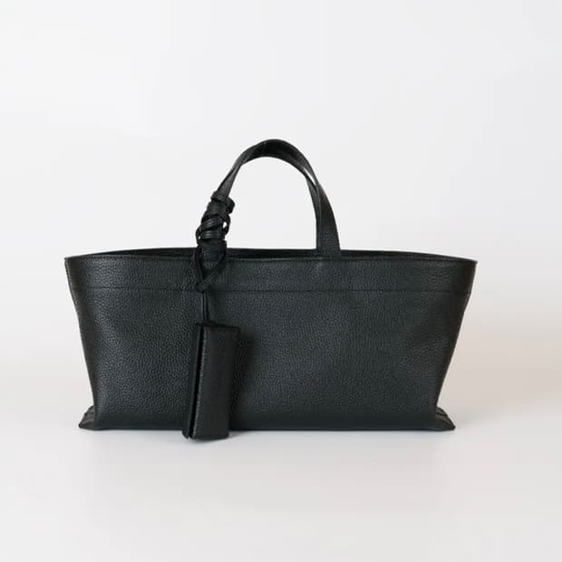 네세서리 와이드 미디움 토트백