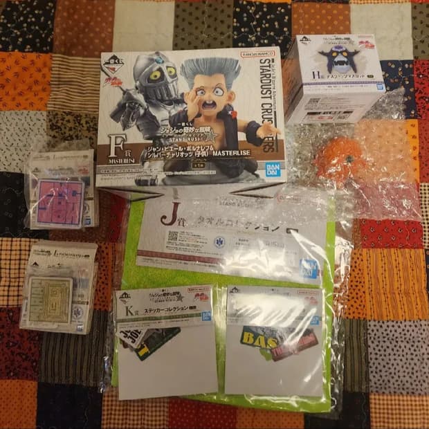 (미개봉) 제일복권 죠죠 F상+H상 일괄 판매 폴나레프& 실버 채리엇