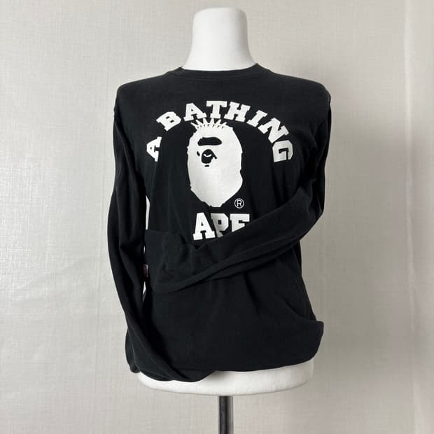 베이프 블랙 롱슬리브