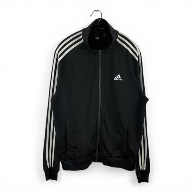 (무료배송)2XL) 아디다스 삼선 트랙탑 져지 블랙