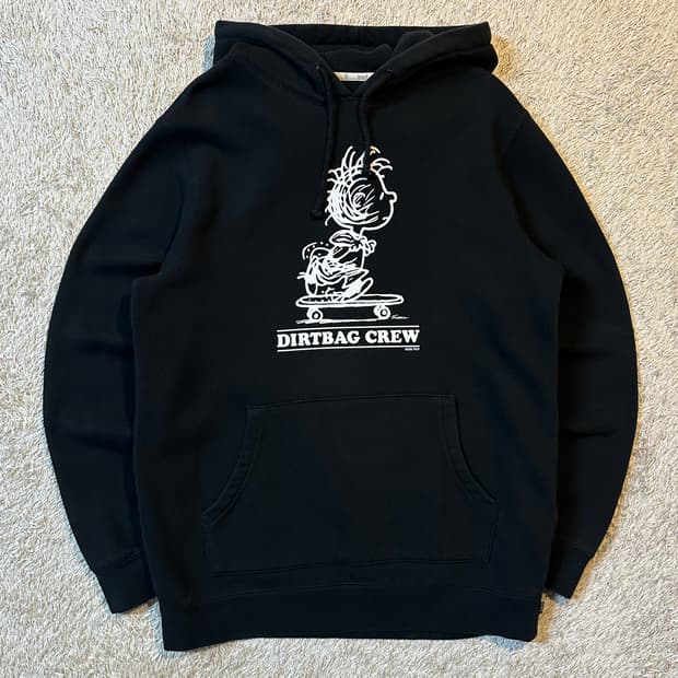 허프 HUF X PIGPEN 피너츠 후드티 블랙
