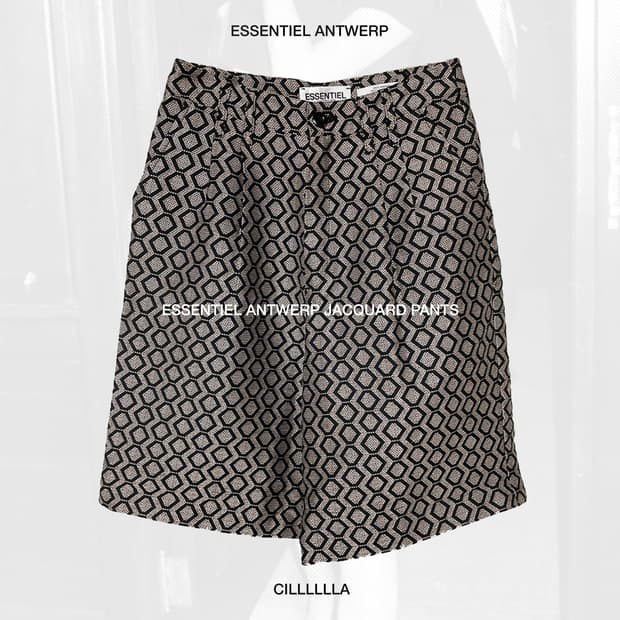 [55, 34]ESSENTIELANTWERP 에센셜 앤트워프 자카드 팬츠