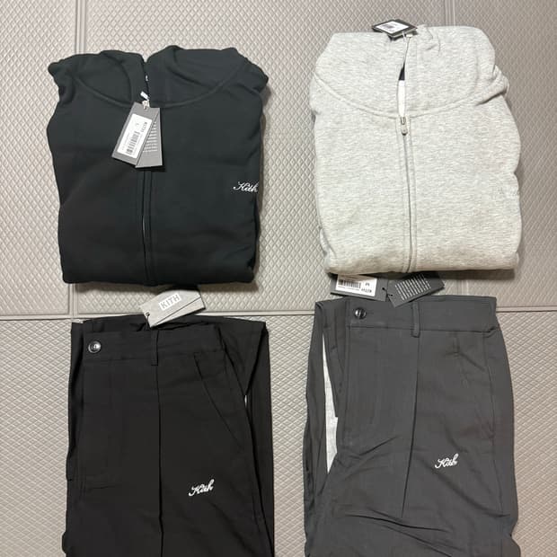 (L,M) KITH 먼데이 프로그램 후드집업, 투턱 팬츠
