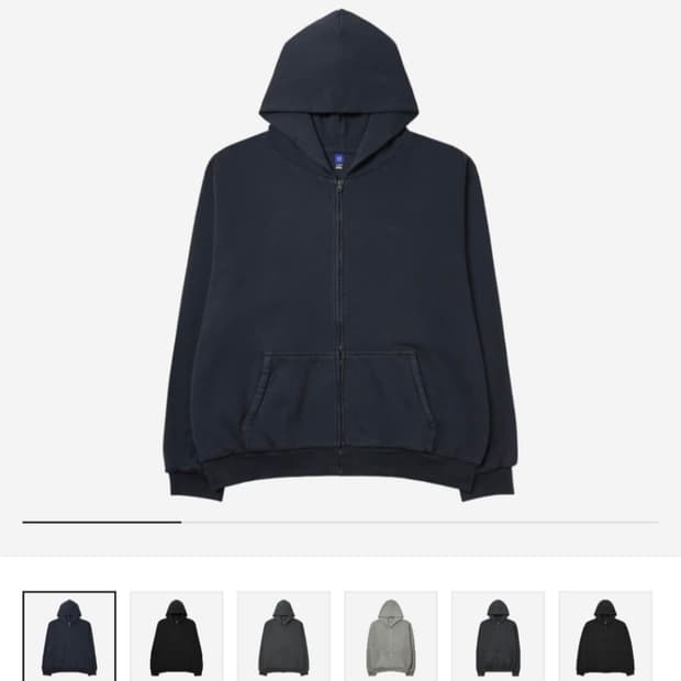 이지갭 후드집업 네이비 m
