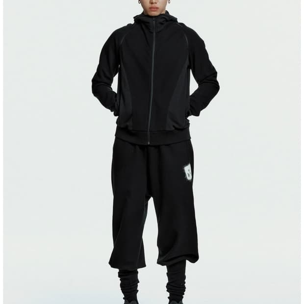 혜인서 Slashed Zip Hoodie 블랙 4