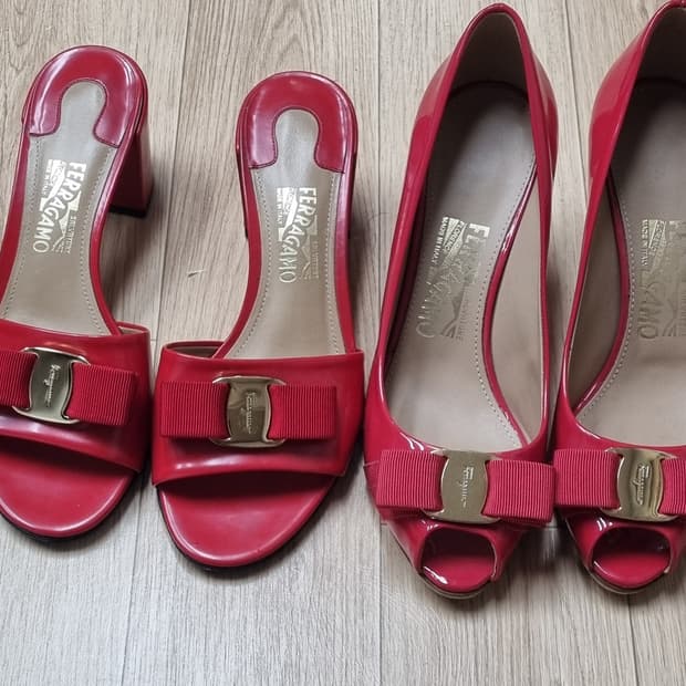 페레가모 샌들 .뮬6D 일괄 판매