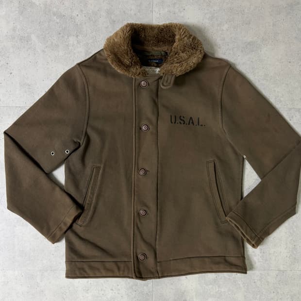 알파인더스트리 x 레이지블루 코튼 자켓