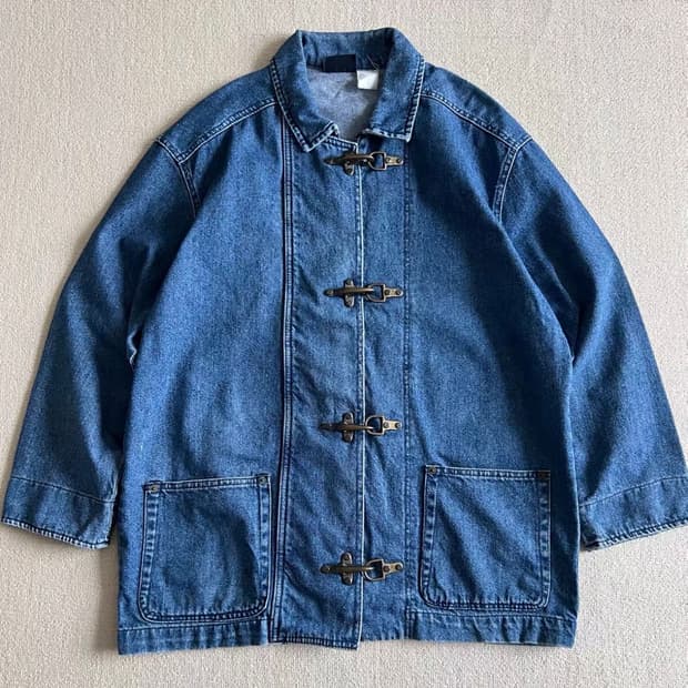 Dockers 90s 빈티지 데님 랍스터 클립 워크 자켓